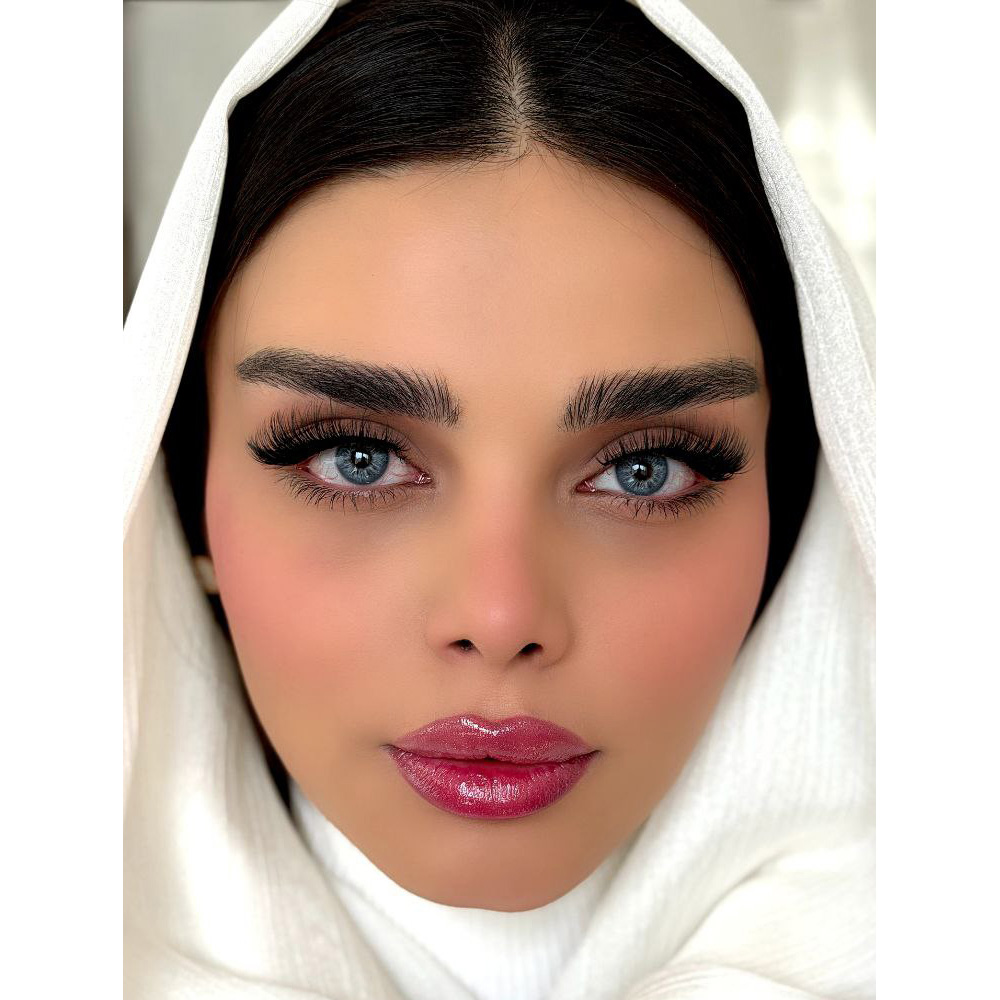 لنز آبی طوسی