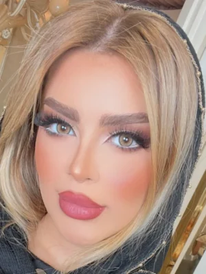 لنز اتلانتیس هیزل اماندا روی چشم مشکی