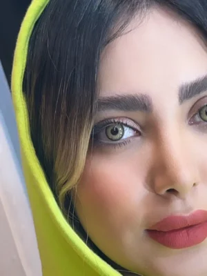 لنز امپایر سلنا روی چشم روشن