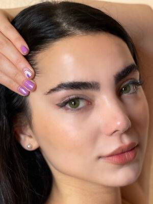 لنز آیس کالر سالانه سبز بدون دور سری لاکچری Ice Color Luxury arizona