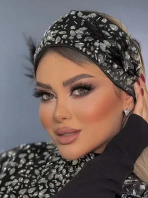 لنز رنگی طوسی عسلی دوردار کد 590 - Image 12