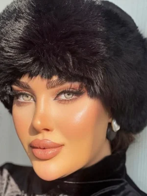 لنز رنگی طوسی عسلی دوردار کد 590 - Image 14