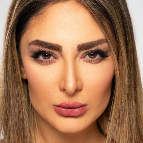 لنز چشم فصلی قهوه ای عسلی دوردار از برند فستیوال مورنینگ کیو Festival Morning Q brown 3tone - Image 2