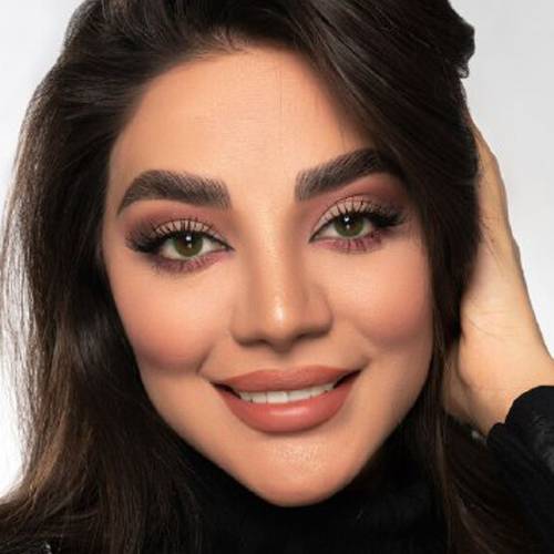 لنز چشم فصلی سبز دوردار از برند فستیوال مورنینگ کیو Festival Morning Q green 2tone - Image 2
