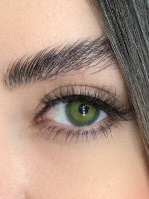 لنز فصلی سبز جنگلی تیله ای برند یونیک Unique Weed Green - Image 2