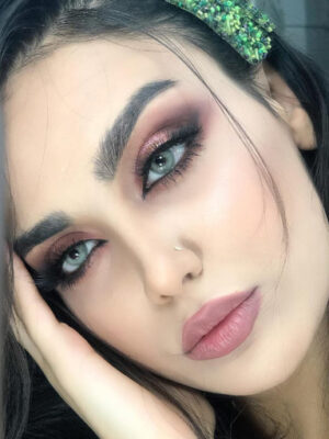 لنز سبز طوسی آماندا پاستل گرین
