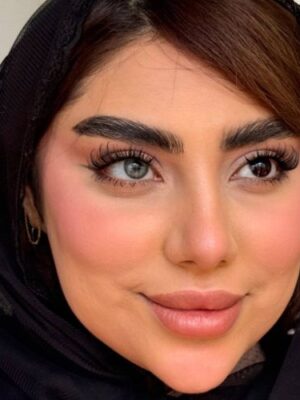 لنز سبز طوسی پاستل گرین آماندا