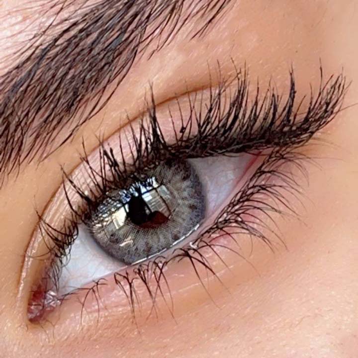 لنز رنگی طوسی سبز کد 556