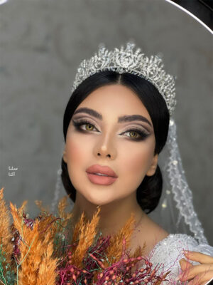 لنز عسلی روشن دور مشکی سلنا