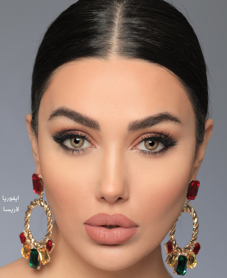 لنز قهوه ای عسلی ایفوریا لاریسا