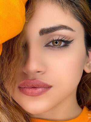 لنز عسلی قهوه ای سلنا هستیا