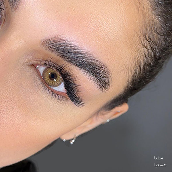 لنز عسلی قهوه ای سلنا هستیا