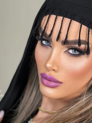 لنز رنگی آبی روشن کد 557 - Image 9