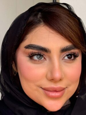 لنز رنگی سبز تیره پاستل گرین آماندا (سری جدید) - Image 3