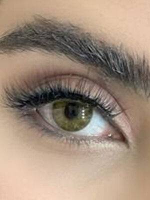 لنز آیس کالر سالانه سبز عسلی دوردار از سری لاکچری Ice Color Luxury amazon - Image 2