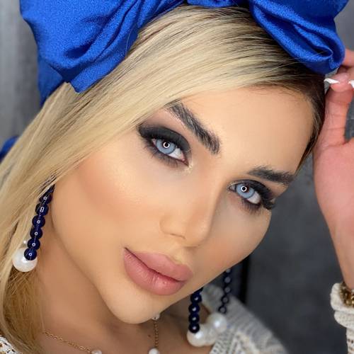 لنز آیس کالر سالانه آبی آسمانی دور دار Ice Color radin sky - Image 2