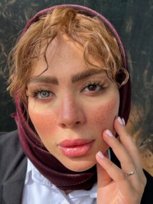 لنز چشم رنگی خاکستری سبز عسلی دوردار نیویورک گری آماندا