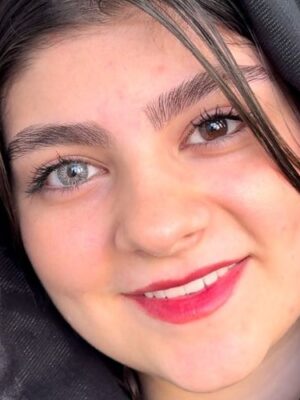 لنز چشم رنگی طوسی خاکستری رگه دار گلکسی گری سلنا