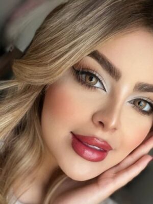 لنز چشم رنگی عسلی کاراملی رگه دار لایت کافی سلنا