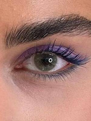 لنز آیس کالر سالانه سبز یشمی بدون دور Ice Color coral - Image 2