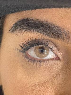 لنز سالانه آیس کالر عسلی بدون دور از سری لاکچری Ice Color Luxury carolina - Image 2