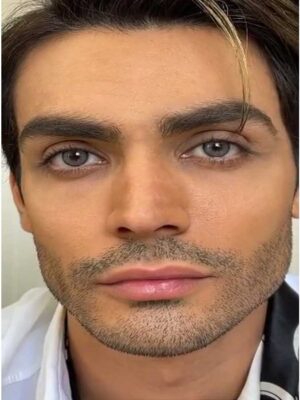 لنز طبی رنگی طوسی سبز الیویا گری سالانه