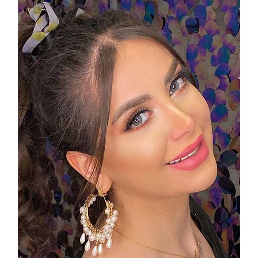 لنز طبی رنگی طوسی سبز الیویا گری سالانه