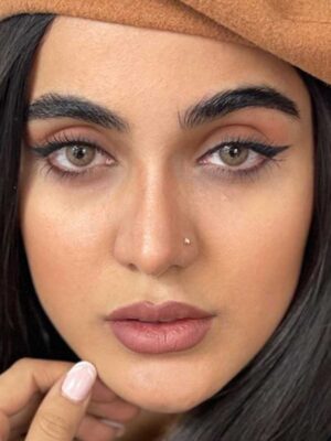 لنز طبی رنگی قهوه ای عسلی براون برند مینی آوا