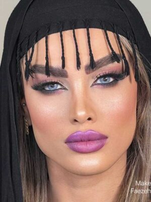 لنز رنگی آماندا پاستل بلو آبی آسمانی روشن