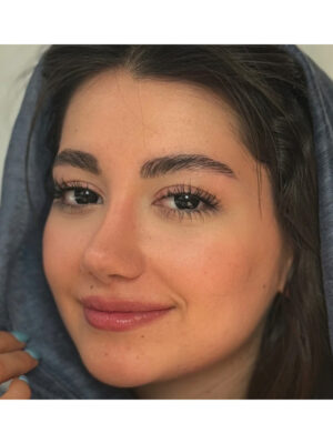 لنز رنگی مشکی عروسکی کد 518