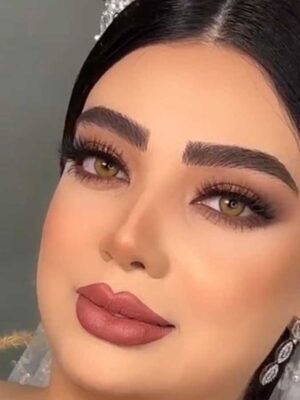 لنز رنگی سلنا چیمرا عسلی خاکی یک دست دوردار