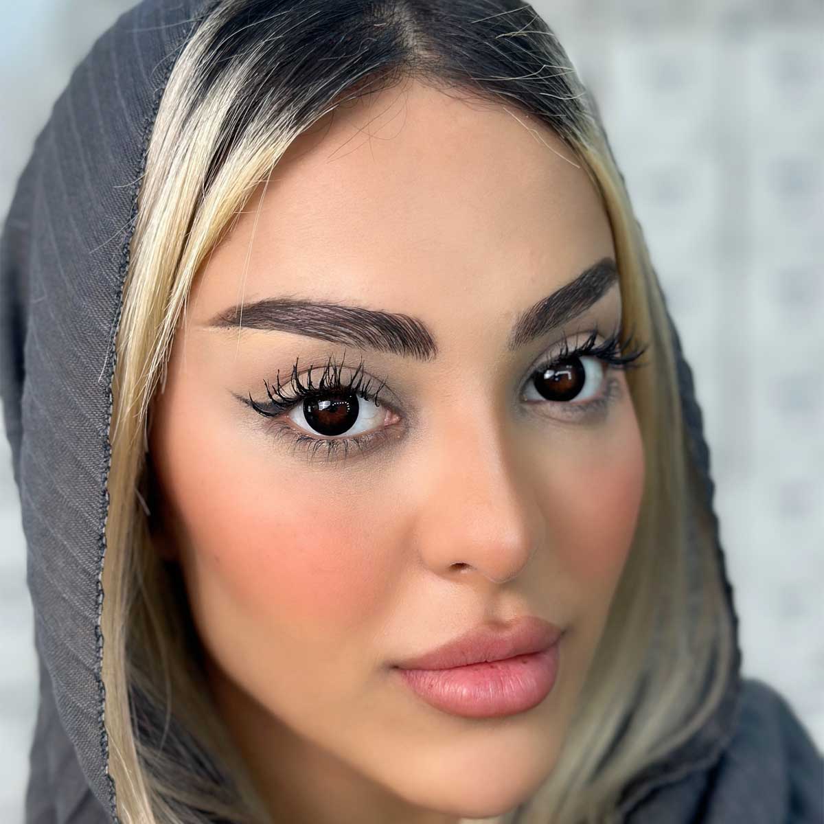 لنز رنگی کربن بلک آیس کالر (Ice Color Carbon Black)