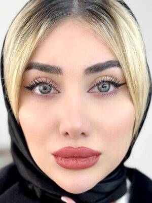 لنز فصلی سبز دور هاشور برند یونیک Unique Erica